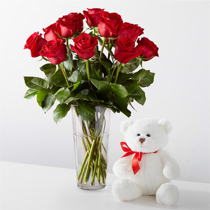 Romantic Long Stem Red Rose Bouquet Bundles –  Green Leaf, West Springfield MA