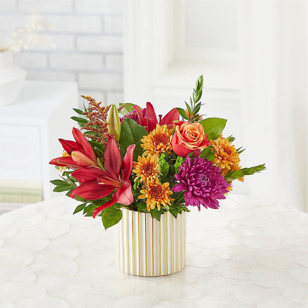 Burgundy Landscape Bouquet –  Green Leaf, West Springfield MA