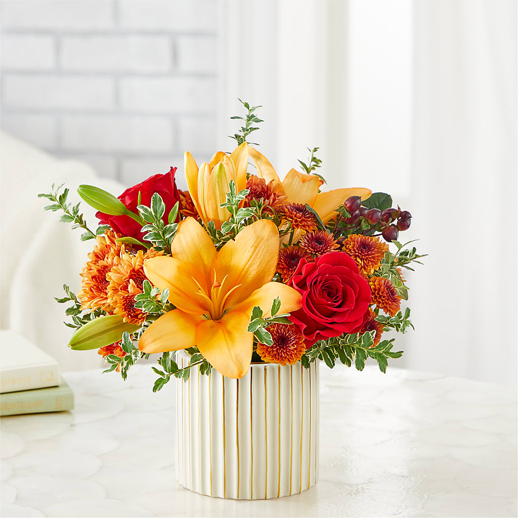 Scarlet Skies Bouquet –  Green Leaf, West Springfield MA