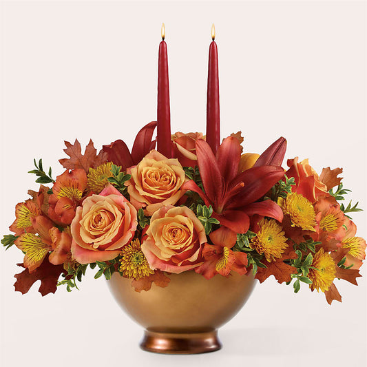 Harvest Table Centerpiece –  Green Leaf, West Springfield MA