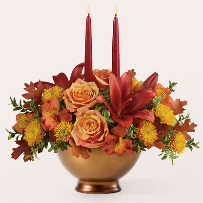 Harvest Table Centerpiece –  Green Leaf, West Springfield MA