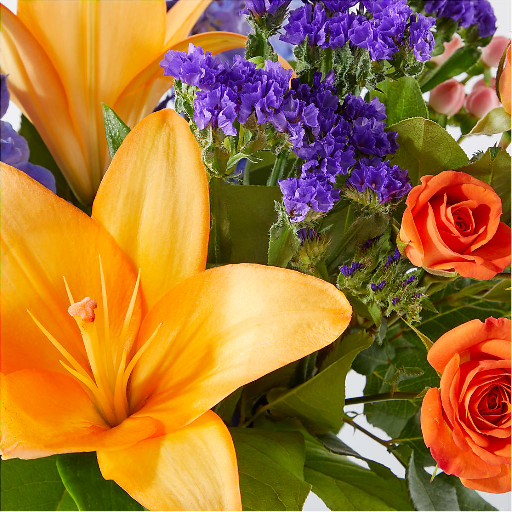 Radiant Citrus Bouquet –  Green Leaf, West Springfield MA