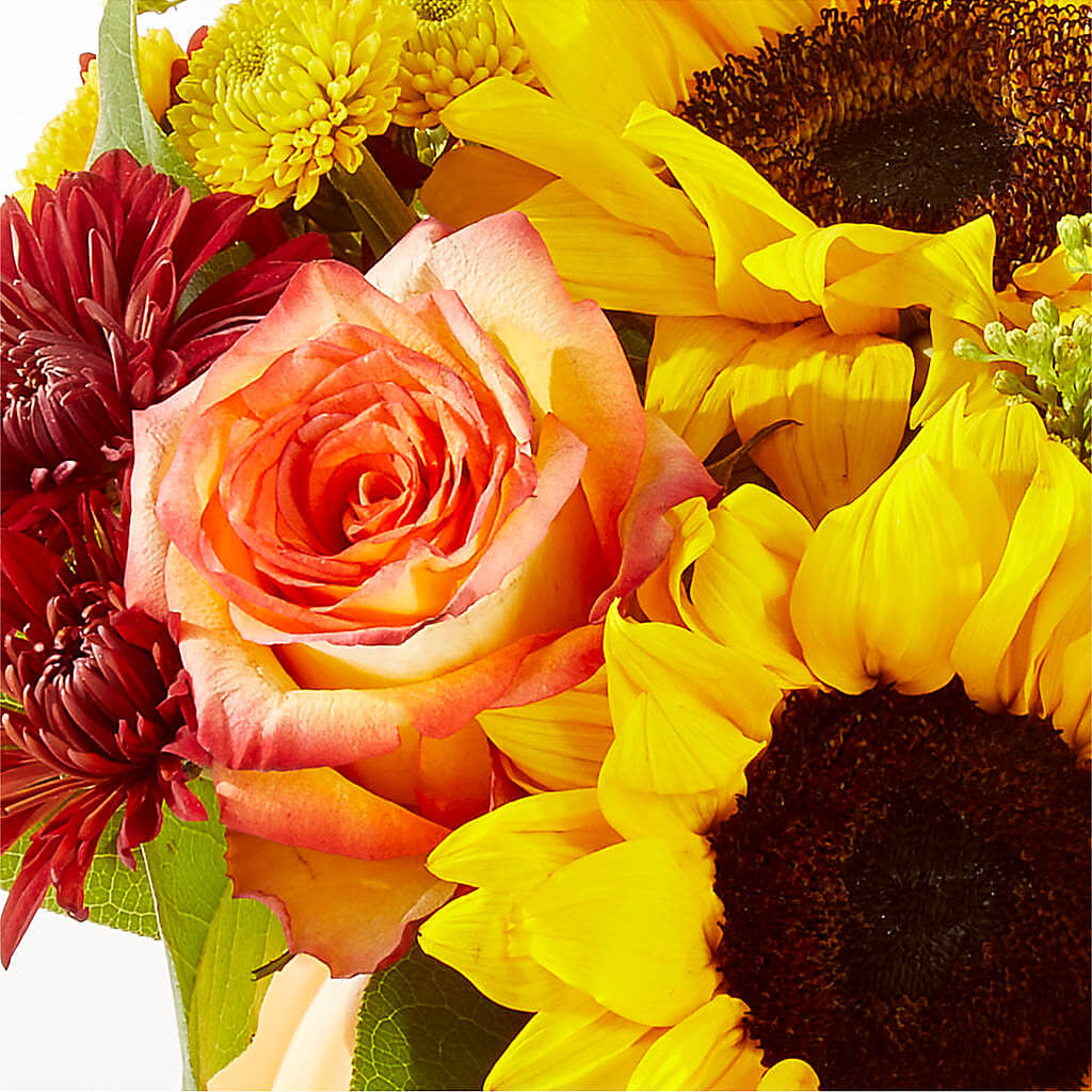 Golden Gourd Pumpkin Bouquet –  Green Leaf, West Springfield MA