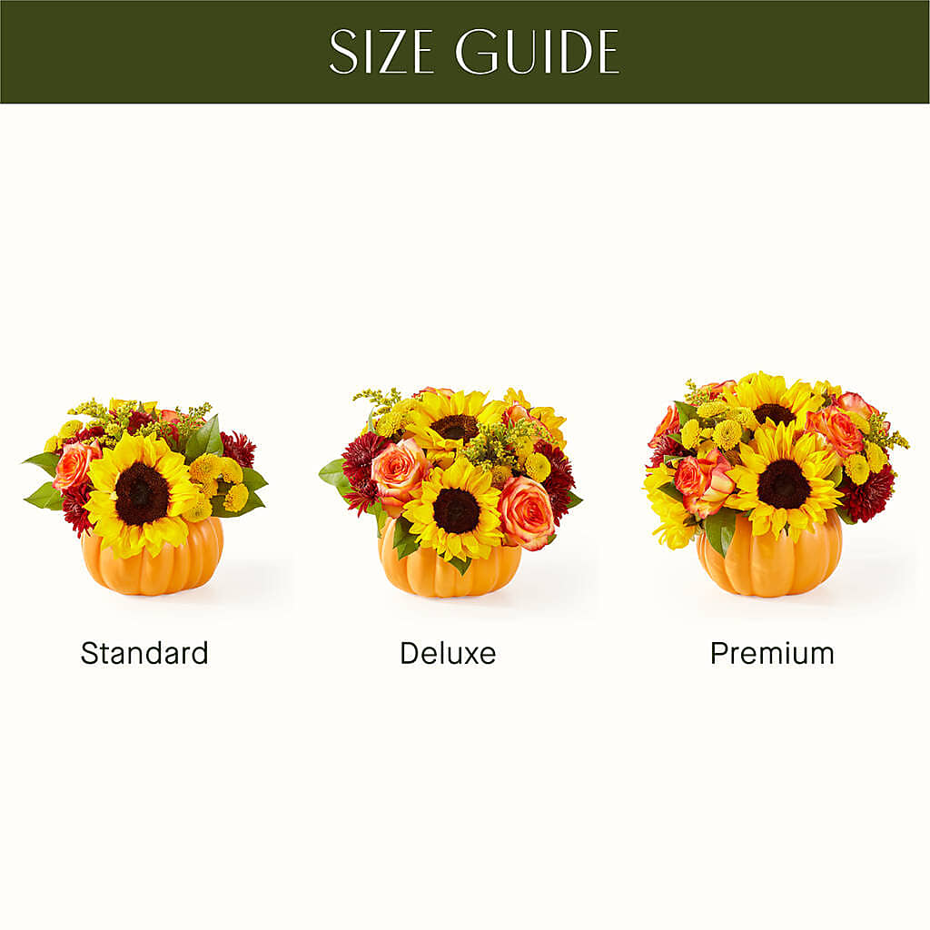 Golden Gourd Pumpkin Bouquet –  Green Leaf, West Springfield MA