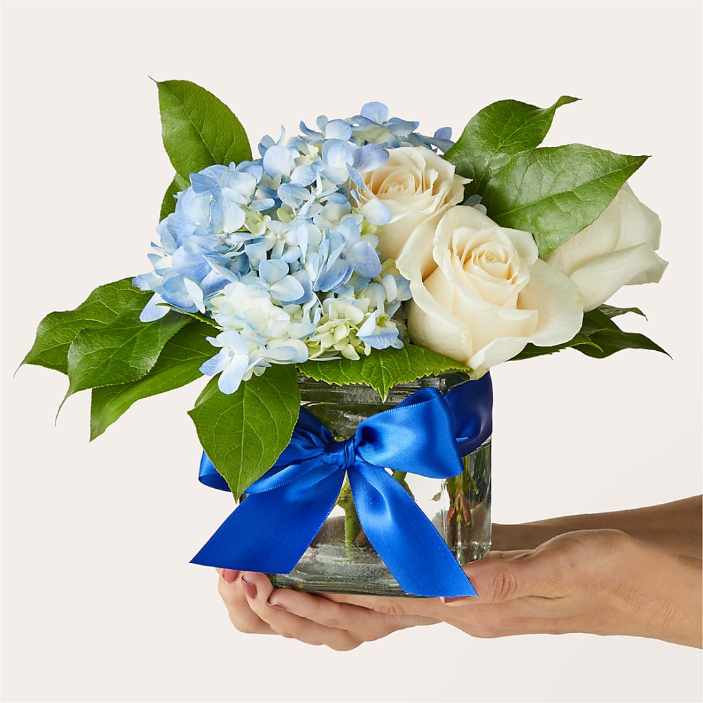 Sky Blue Delight Bouquet –  Green Leaf, West Springfield MA