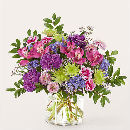 Glass Half Full Bouquet –  Green Leaf, West Springfield MA