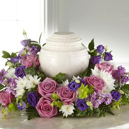 Blooming Sympathy Cremation Adornment –  Green Leaf, West Springfield MA