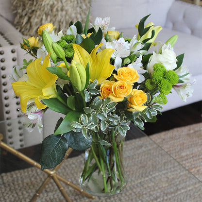 Hope & Serenity Bouquet –  Green Leaf, West Springfield MA