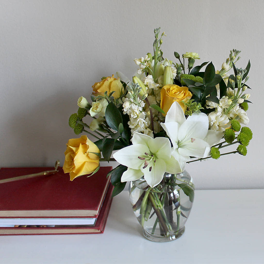 Hope & Serenity Bouquet –  Green Leaf, West Springfield MA