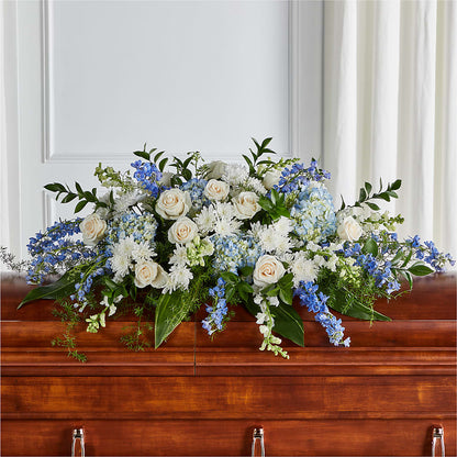 Timeless Essence Casket Spray –  Green Leaf, West Springfield MA