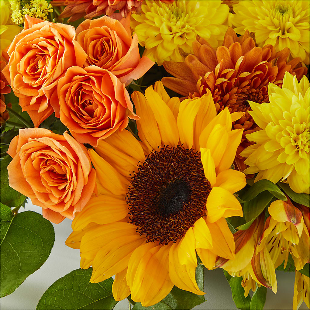 Autumn Harmony Centerpiece –  Green Leaf, West Springfield MA