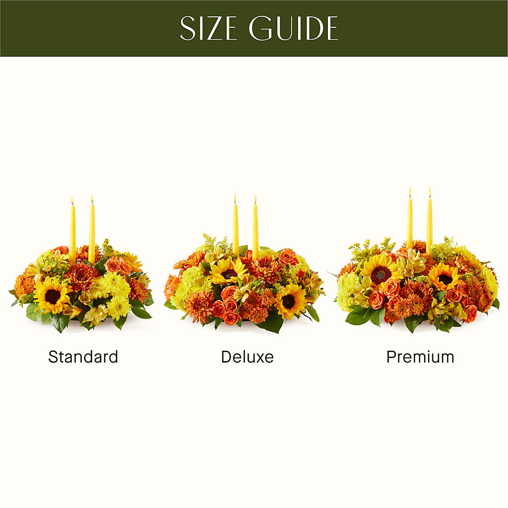 Autumn Harmony Centerpiece –  Green Leaf, West Springfield MA