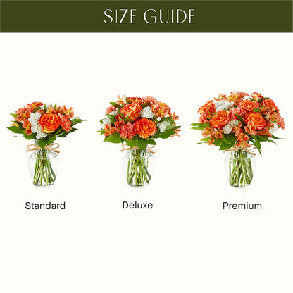 Apricot Glow Bouquet –  Green Leaf, West Springfield MA
