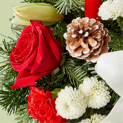 Seasonal Festivities Centerpiece –  Green Leaf, West Springfield MA