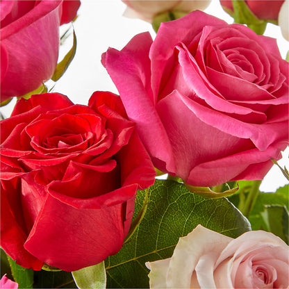 Charming Rose Bouquet –  Green Leaf, West Springfield MA