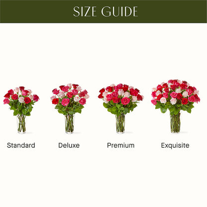 Charming Rose Bouquet –  Green Leaf, West Springfield MA