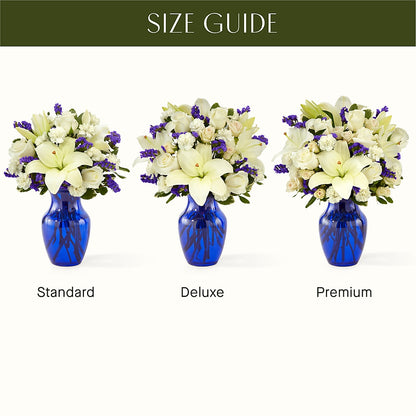 Sapphire Rush Bouquet –  Green Leaf, West Springfield MA