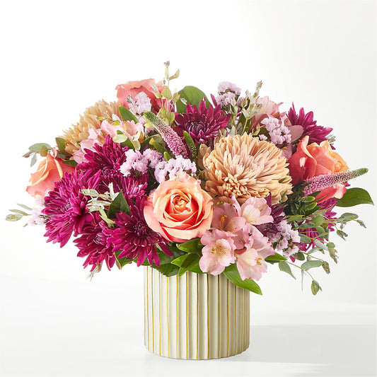 Berry Cobbler Bouquet with Ivory Vase –  Green Leaf, West Springfield MA