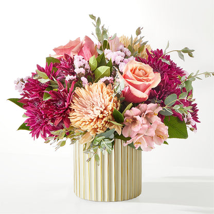 Berry Cobbler Bouquet with Ivory Vase –  Green Leaf, West Springfield MA