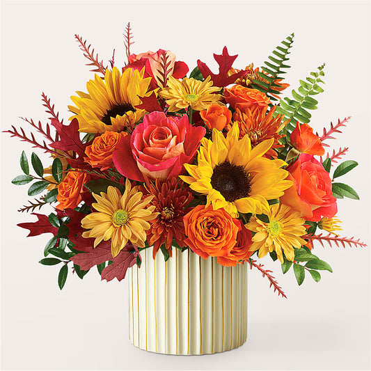Fall Campfire Bouquet –  Green Leaf, West Springfield MA