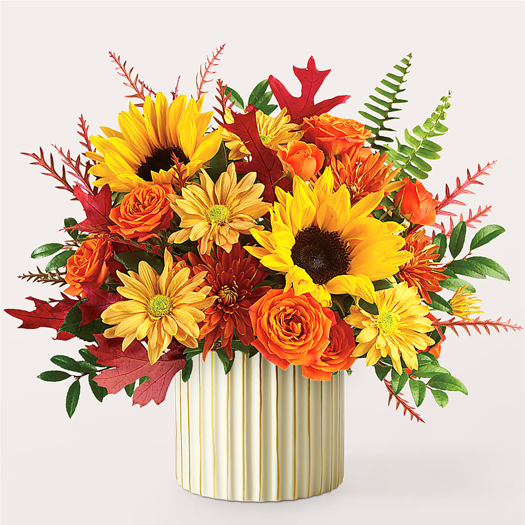 Fall Campfire Bouquet –  Green Leaf, West Springfield MA