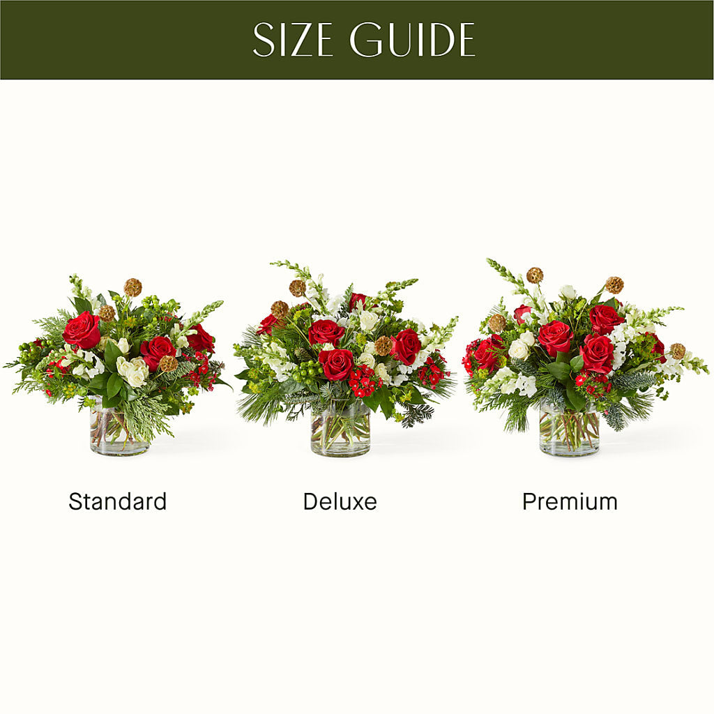Deck the Halls Bouquet –  Green Leaf, West Springfield MA