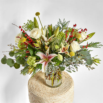 Berry & Bright Bouquet –  Green Leaf, West Springfield MA
