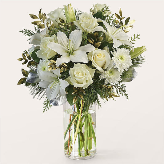 Wintry Mix Bouquet –  Green Leaf, West Springfield MA