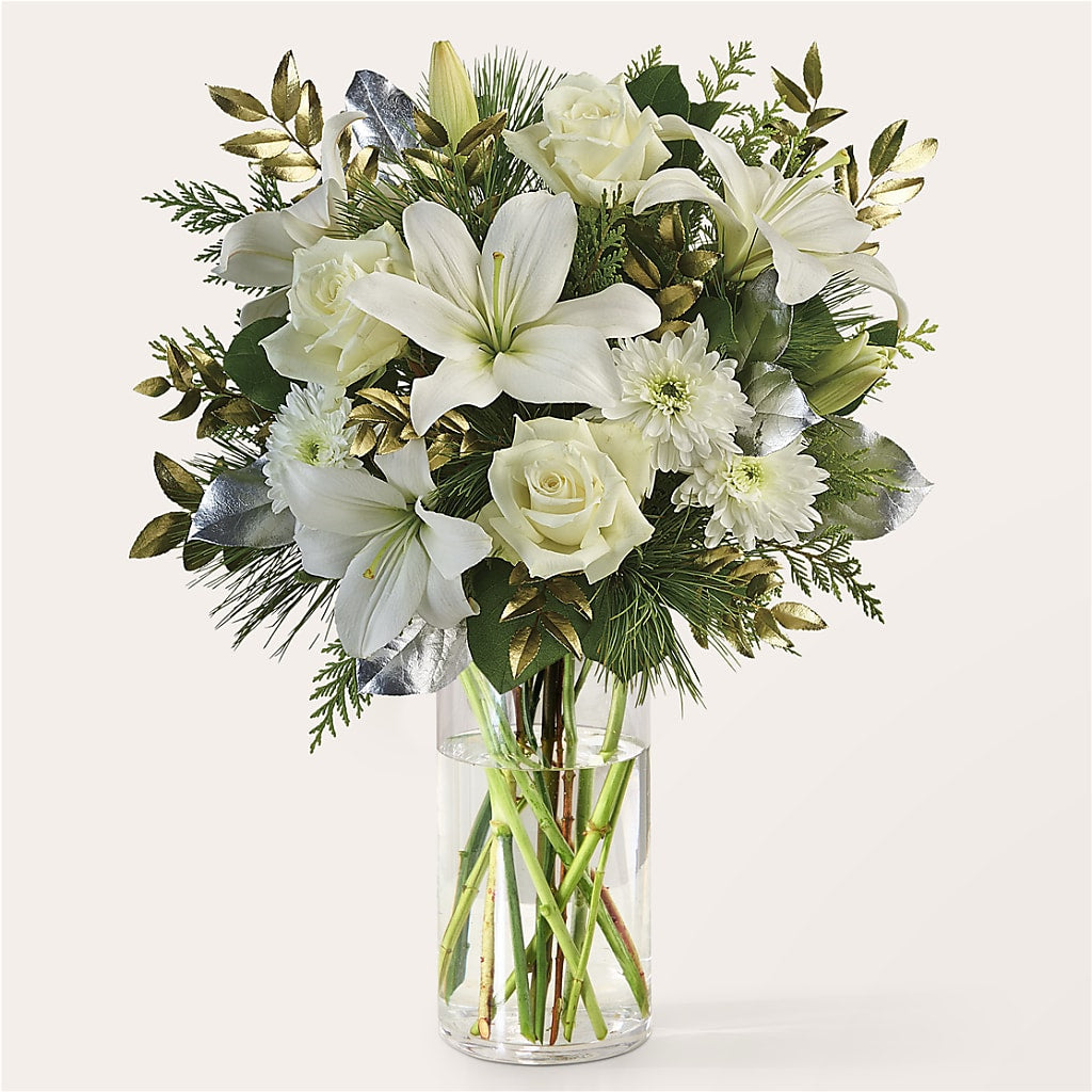 Wintry Mix Bouquet –  Green Leaf, West Springfield MA