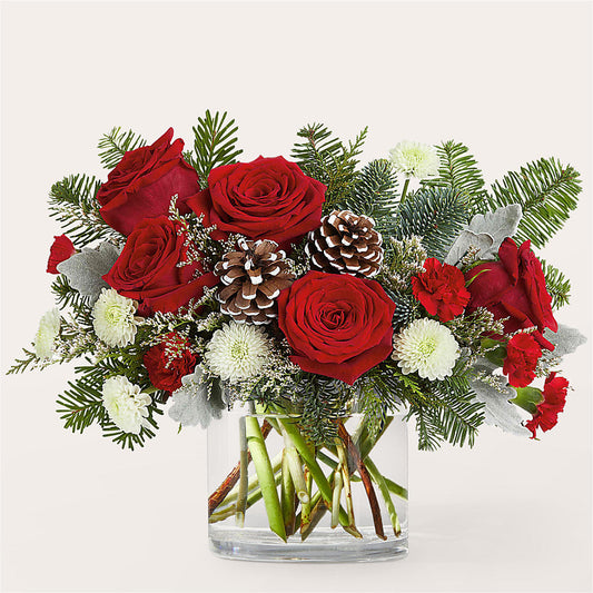Yule Cheer Bouquet –  Green Leaf, West Springfield MA