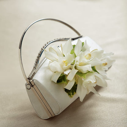 White Purse Decor –  Green Leaf, West Springfield MA